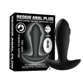 Черный массажер простаты с вибрацией, эффектом маятника и пультом ДУ - Secwell - в Домодедово купить с доставкой