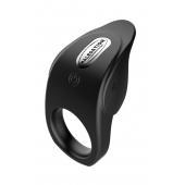 Черное эрекционное виброкольцо Vibro Lust Ring - MALESATION - в Домодедово купить с доставкой