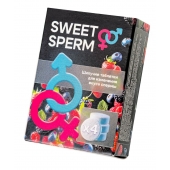 Шипучие таблетки для мужчин Sweet Sperm для изменения вкуса спермы (4 шт. по 0,5 гр.) - Капиталпродукт - купить с доставкой в Домодедово