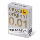 Презервативы Sagami Original 0.01 L-size увеличенного размера - 2 шт. - Sagami - купить с доставкой в Домодедово