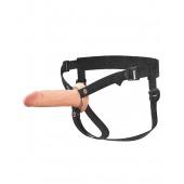 Полый страпон на ремнях 6’’ Hollow Silicone Strap-on - Pipedream - купить с доставкой в Домодедово