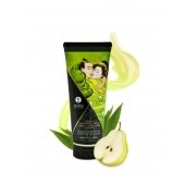 Массажный крем для тела с ароматом груши и зелёного чая Pear   Exotic Green Tea - 200 мл. - Shunga - купить с доставкой в Домодедово