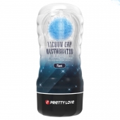 Прозрачный текстурированный мастурбатор Vacuum Cup Masturbator Planet - Baile - в Домодедово купить с доставкой