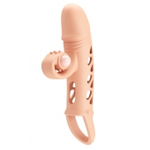 Телесная вибронасадка на пенис Mind-blowing Miracles - Baile - в Домодедово купить с доставкой