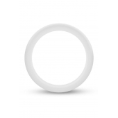 Белое люминесцентное эрекционное кольцо Silicone Glo Cock Ring - Blush Novelties - в Домодедово купить с доставкой
