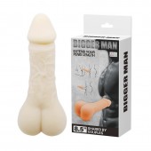 Мастурбатор-насадка Bigger Man - 21,5 см. - Baile - в Домодедово купить с доставкой