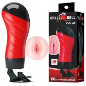 Мастурбатор-вагина Delia с вибрацией и присоской - Baile - в Домодедово купить с доставкой