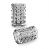 Прозрачная насадка с бороздками STAY HARD COCK SLEEVE 04 CLEAR - Blush Novelties - в Домодедово купить с доставкой