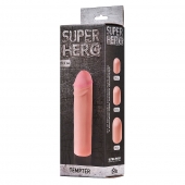Фаллоудлинитель SUPER HERO Tempter - 16 см. - Lola Games - в Домодедово купить с доставкой