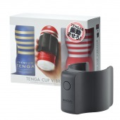 Набор Tenga Cup Vibrator 1st Set: вибратор Cup Vibrator, мастурбатор Original Vacuum Cup, мастурбатор Premium Original Vacuum Cup - Tenga - в Домодедово купить с доставкой