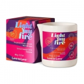 Массажная свеча Light My Fire Coconut с ароматом кокоса - 65 гр. - Love to Love - купить с доставкой в Домодедово