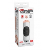 Мастурбатор-вагина Extreme Toyz Mega Grip Vibrating Stroker Mouth - Pipedream - в Домодедово купить с доставкой