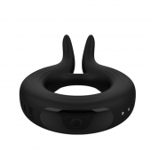 Черное эрекционное кольцо Marry Me Rechargeable Vibrating Cockring - Adrien Lastic - в Домодедово купить с доставкой