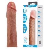 Удлиняющая насадка на пенис Derek - 21,5 см. - Baile - в Домодедово купить с доставкой