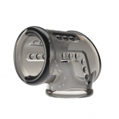 Дымчатая насадка на пенис и мошонку - Baile - в Домодедово купить с доставкой