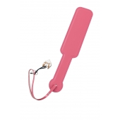 Розовый кожаный пэддл - 37 см. - Pecado - купить с доставкой в Домодедово