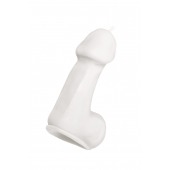 Белая свеча в форме пениса - 47 гр. - Pecado - купить с доставкой в Домодедово
