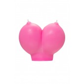 Розовая свеча «Сиськи» - 150 гр. - Pecado - купить с доставкой в Домодедово