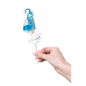 Голубой леденец в форме члена со вкусом блю кюрасао - 80 гр. - Sosuчki - купить с доставкой в Домодедово