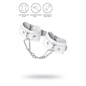 Белые узкие наручники-браслеты со скруглёнными углами - Pecado - купить с доставкой в Домодедово