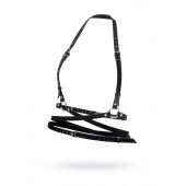 Черная кожаная портупея «Осанка» - Pecado - купить с доставкой в Домодедово