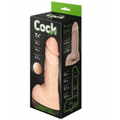 Телесный фаллоудлинитель с мошонкой Cock Next - 19 см. - LOVETOY (А-Полимер) - в Домодедово купить с доставкой