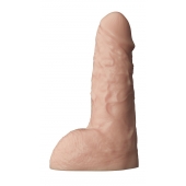 Телесный фаллоудлинитель с мошонкой Cock Next - 19 см. - LOVETOY (А-Полимер) - в Домодедово купить с доставкой