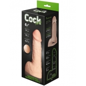 Телесный фаллоудлинитель с мошонкой Cock Next - 17 см. - LOVETOY (А-Полимер) - в Домодедово купить с доставкой