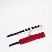 Бело-красные кожаные оковы - Crazy Handmade - купить с доставкой в Домодедово