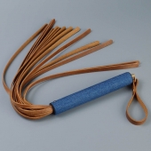 Плеть с джинсовой ручкой «Дикий Запад» - 60 см. - Sitabella - купить с доставкой в Домодедово