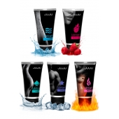 Набор из 5 лубрикантов JUJU (увлажняющий, Hot+, Long, Anal, малина) - JuJu - купить с доставкой в Домодедово