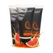 Набор из 3 съедобных лубрикантов JUJU со вкусом грейпфрута - JuJu - купить с доставкой в Домодедово