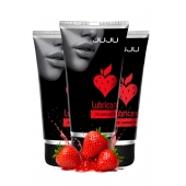 Набор из 3 съедобных лубрикантов JUJU со вкусом клубники - JuJu - купить с доставкой в Домодедово