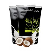Набор из 3 съедобных лубрикантов JUJU со вкусом кокоса - JuJu - купить с доставкой в Домодедово
