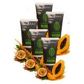 Набор из 5 съедобных лубрикантов JUJU со вкусом тропических фруктов - JuJu - купить с доставкой в Домодедово