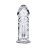 Прозрачная насадка на пенис Uco - 13 см. - A-toys - в Домодедово купить с доставкой