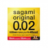 Презерватив увеличенного размера Sagami Original 0.02 XL-size - 1 шт. - Sagami - купить с доставкой в Домодедово