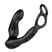 Черный двухмоторный массажер простаты Nexus Simul8 Wave Edition - Nexus Range - в Домодедово купить с доставкой