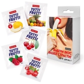 Набор из 5 саше съедобных смазок Tutti-Frutti - Биоритм - купить с доставкой в Домодедово