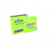 Ультратонкие презервативы Expert Invisible - 3 шт. - Expert - купить с доставкой в Домодедово