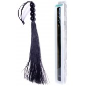 Черная силиконовая плеть - 37 см. - Boys of Toys - купить с доставкой в Домодедово