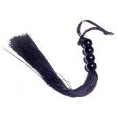 Черная силиконовая плеть - 37 см. - Boys of Toys - купить с доставкой в Домодедово