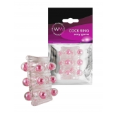 Прозрачная сквозная насадка на пенис с цветными шариками - Erowoman-Eroman - в Домодедово купить с доставкой