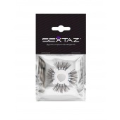 Эластичное эрекционное кольцо с черными «ресничками» - Sextaz - в Домодедово купить с доставкой