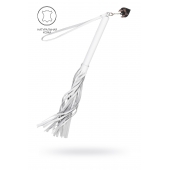 Белая кожаная плеть - 50 см. - Pecado - купить с доставкой в Домодедово