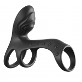 Черная насадка на пенис Ultimate Couples Cage Pro - Pipedream - в Домодедово купить с доставкой