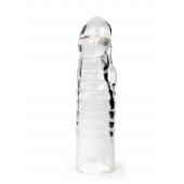 Прозрачная закрытая насадка на член - 15 см. - Sex Expert - в Домодедово купить с доставкой