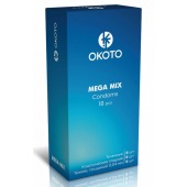 Презервативы OKOTO Mega Mix - 18 шт. - Sitabella - купить с доставкой в Домодедово