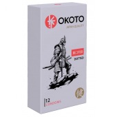 Точечные презервативы OKOTO Dotted - 12 шт. - Sitabella - купить с доставкой в Домодедово