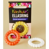 Цветное рельефное эрекционное кольцо Ellasring - Sitabella - в Домодедово купить с доставкой